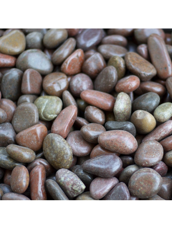 Red Polished Pebble Stone